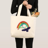 Geboren om vrij te zijn grote tote bag (Voorkant (product))