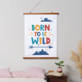 Geboren om vrij te zijn hangend wandkleed (Slaapkamer)