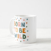 Geboren om vrij te zijn koffiemok (Voorkant links)