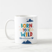 Geboren om vrij te zijn koffiemok (Links)