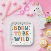 Geboren om vrij te zijn papieren bordje (Feest)