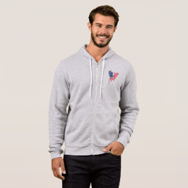 Geboren om vrij te zijn Patriottische Adelaar | He Hoodie