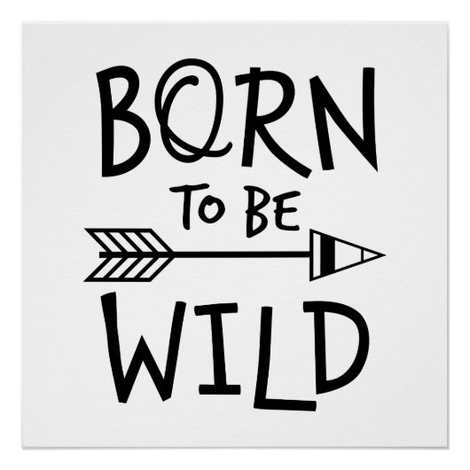 Geboren om vrij te zijn perfect poster (Voorkant)