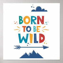 Geboren om vrij te zijn poster