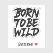 Geboren om vrij te zijn sticker (Vel)