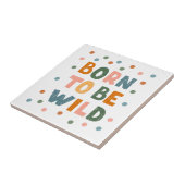 Geboren om vrij te zijn tegeltje (Zijkant)