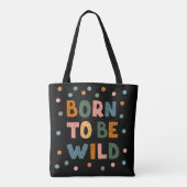 Geboren om vrij te zijn tote bag (Achterkant)