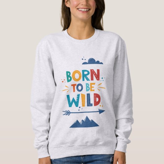 Geboren om vrij te zijn trui (Voorkant)