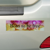Geboren om vrije sticker te zijn (Op auto)
