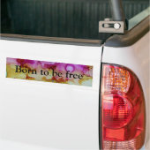 Geboren om vrije sticker te zijn (Op Truck)