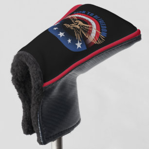 Geboren om vrijheid te zijn Golf Putter Head Hoe Golfheadcover