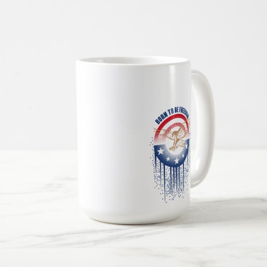 Geboren om vrijheid te zijn | Klassieke Mok #15 (Voorkant rechts)