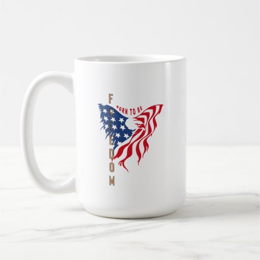 Geboren om vrijheid te zijn | Klassieke Mok #15 (Links)