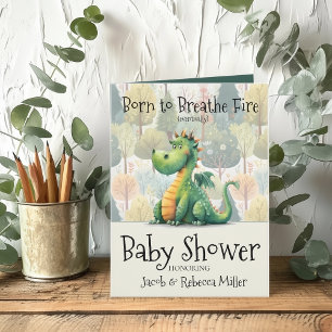 Geboren om vuur Baby shower te ademen