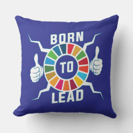 Geboren om wereldwijde doelen te leiden Leiderscha Kussen