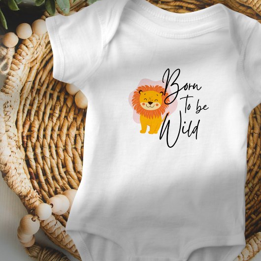 Geboren om Wild Baby te zijn Romper