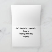 Geboren om wild jarig te zijn kaart (Binnen)