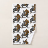 Geboren om wild te worden bad handdoek (Handdoek)