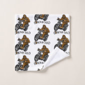 Geboren om wild te worden bad handdoek (Wasdoekje)