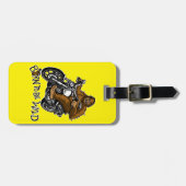 Geboren om wild te worden bagagelabel (Voorkant horizontaal)