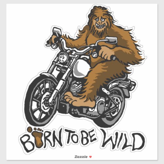 Geboren om wild te worden sticker (Vel)