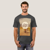Geboren om wild te worden t-shirt (Voorkant volledig)