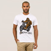 Geboren om wild te worden t-shirt (Voorkant volledig)