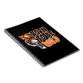 Geboren om Wild te worden - Tiger Art Notitieboek (Rechterzijde)