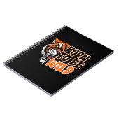 Geboren om Wild te worden - Tiger Art Notitieboek (Linkerzijde)