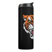 Geboren om Wild te worden - Tiger Art Thermosbeker (Gedraaid links)