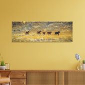 Geboren om Wild te zijn. Canvas Afdruk (Insitu (Woonkamer))