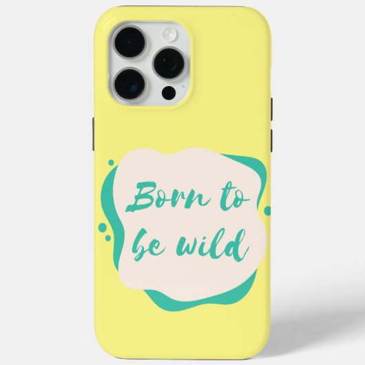 geboren om wild te zijn Case-Mate iPhone case (Achterkant)