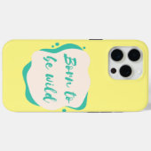 geboren om wild te zijn Case-Mate iPhone case (Achterkant (horizontaal))