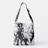 Geboren om wild te zijn, gestileerd om te doden. crossbody tas (Achterkant)