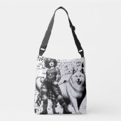 Geboren om wild te zijn, gestileerd om te doden. crossbody tas (Voorkant)