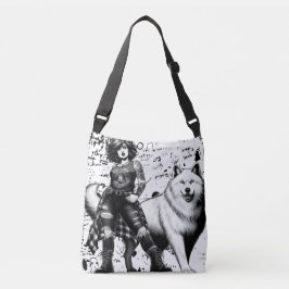 Geboren om wild te zijn, gestileerd om te doden. crossbody tas