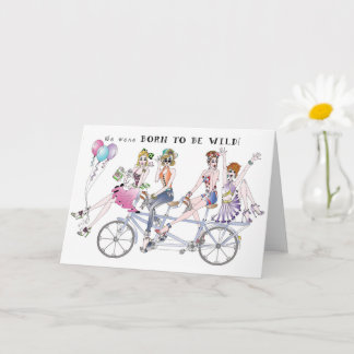 GEBOREN OM WILD TE ZIJN KAART