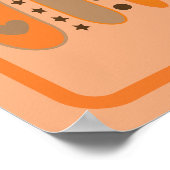 Geboren om wild te zijn met naam poster (Hoek)