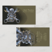 Geboren om wild te zijn, Motorfiets moersleutel +  Visitekaartje (Voorkant / Achterkant)