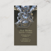 Geboren om wild te zijn, Motorfiets moersleutel + Visitekaartje (Achterkant)