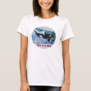 Geboren om wild te zijn Orca Art Tank Top,
