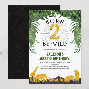 Geboren om wild te zijn, Safari, Oerwoud dier, 2e Kaart