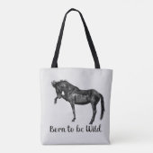 Geboren om Wild te zijn Tote Bag (Achterkant)