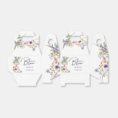 Geboren om wilde bloemen te bloeien kinderen verja bedankdoosjes (Uitgevouwen)