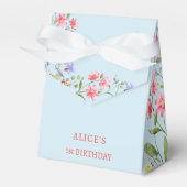 Geboren om wilde bloemen te bloeien kinderen verja bedankdoosjes (Voorkant Zijde)