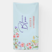 Geboren om wilde bloemen te bloeien kinderen verja spandoek (Verticaal)