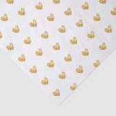 Geboren om wit en goud weefselpapier te schijnen tissuepapier (Detail)