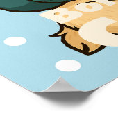 Geboren om zacht te zijn – Zoet Lam en Kind Poster (Hoek)