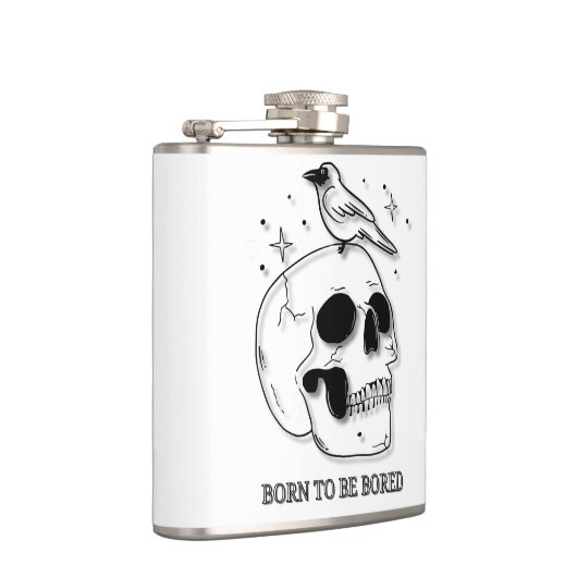 Geboren om zich te vervelen heupfles (Rechts)