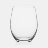 Geboren om zich te vervelen wijnglas zonder voet (Rechts)